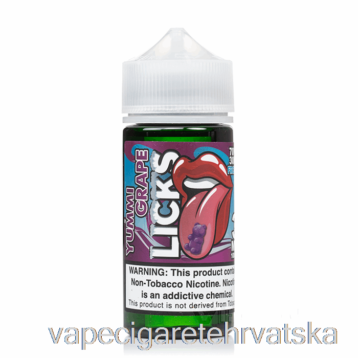 Vape Cigarete Frozty Yummi Grape - Licks Roll Upz - 100ml 0mg